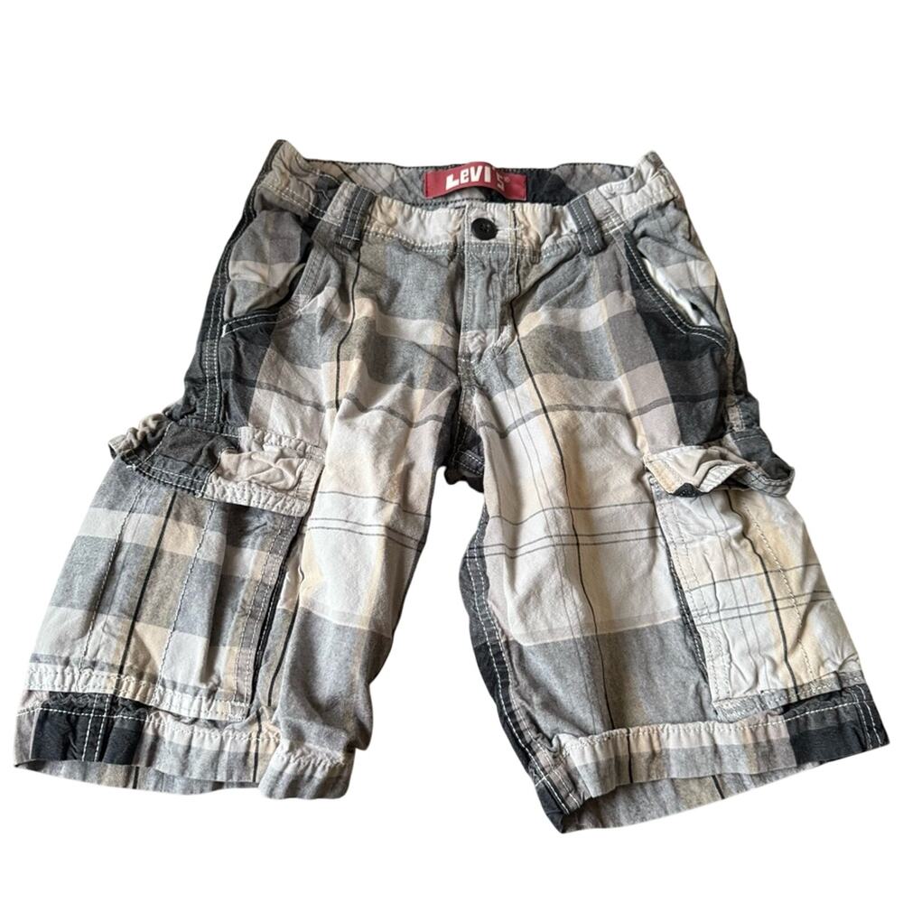 Levi’s Plaid Shorts Size 26” waist Boys
